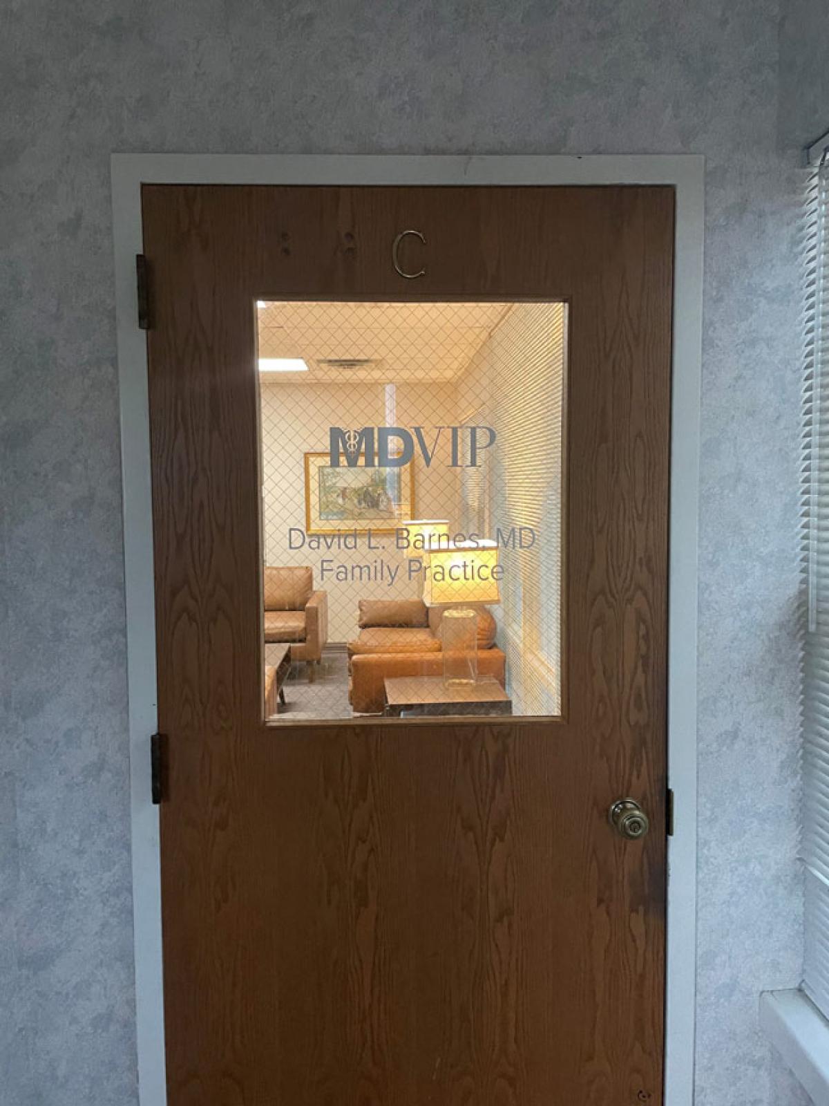 Dr. Barnes Office Door