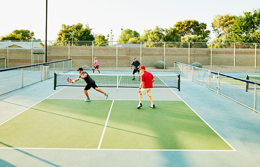 Sports like pickleball, which embrace side to side and forward and backward movements, can help with agility.