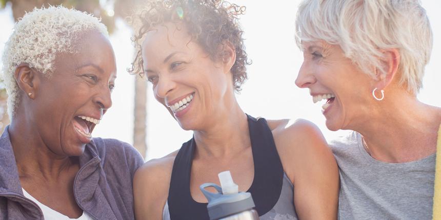 Socializing can help your heart health especially as you age.